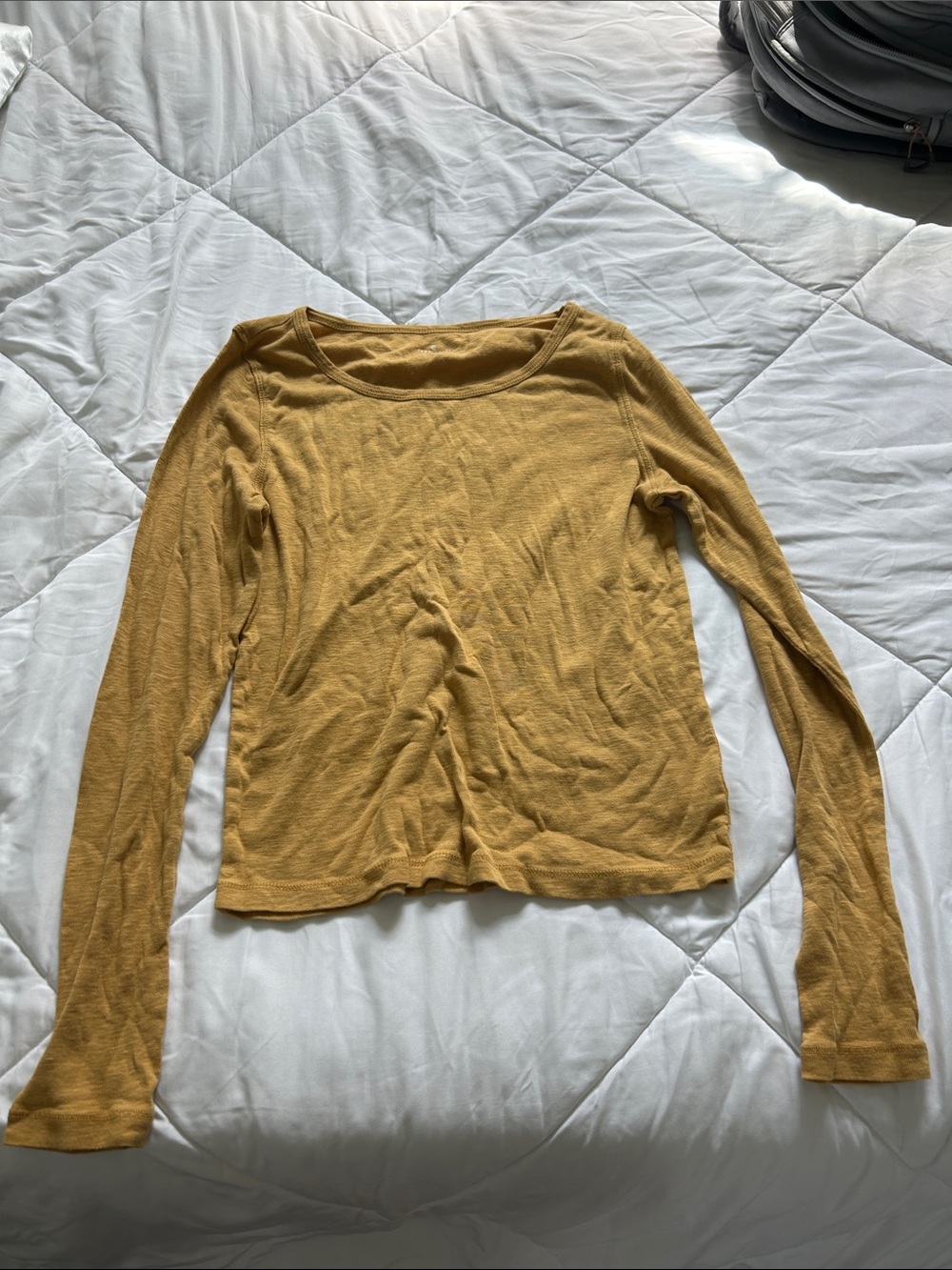 Mustard yellow top
